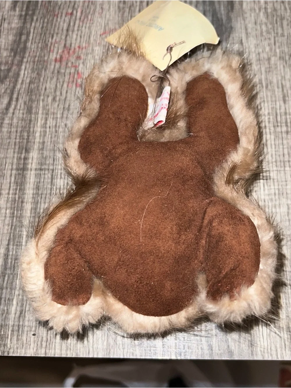 Vintage Arctic Frog Fur Plush Cheryl’s Custom Furs Handmade Alaska RARE
